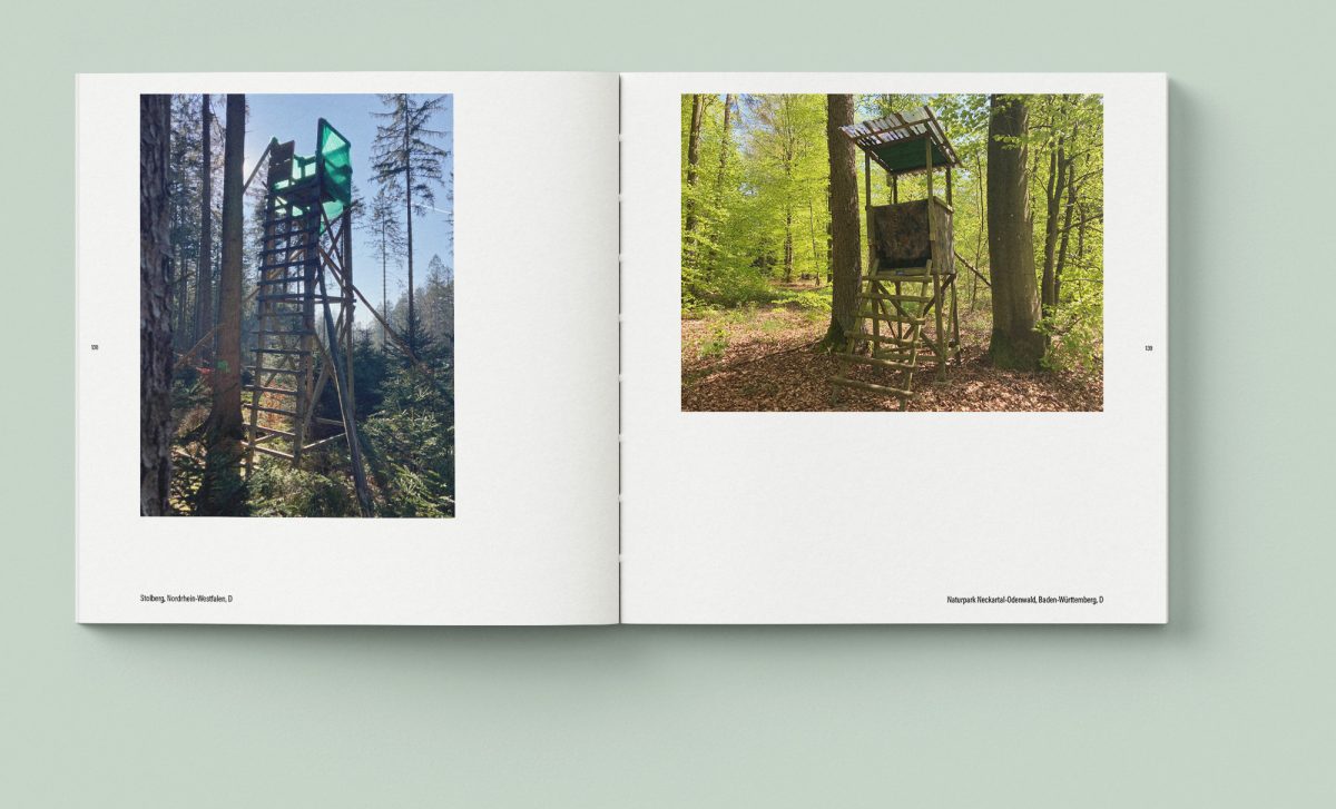 3D-Ansicht Hochsitz-Buch Innenseiten