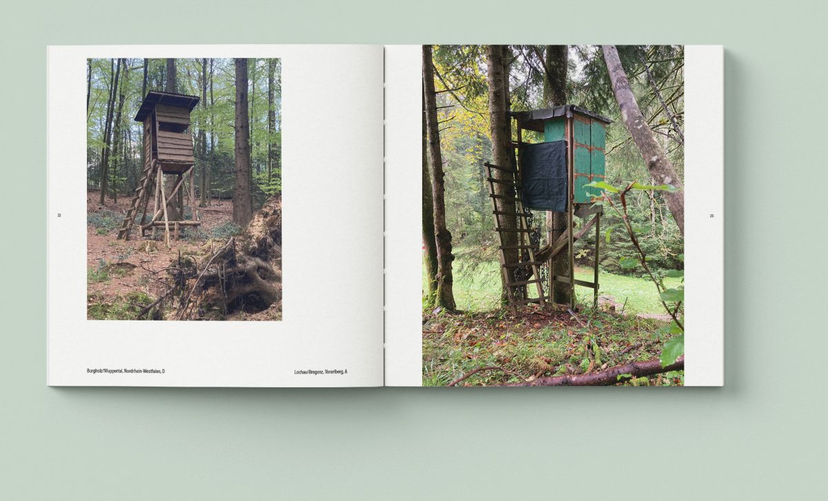 3D-Ansicht Hochsitz-Buch Innenseiten