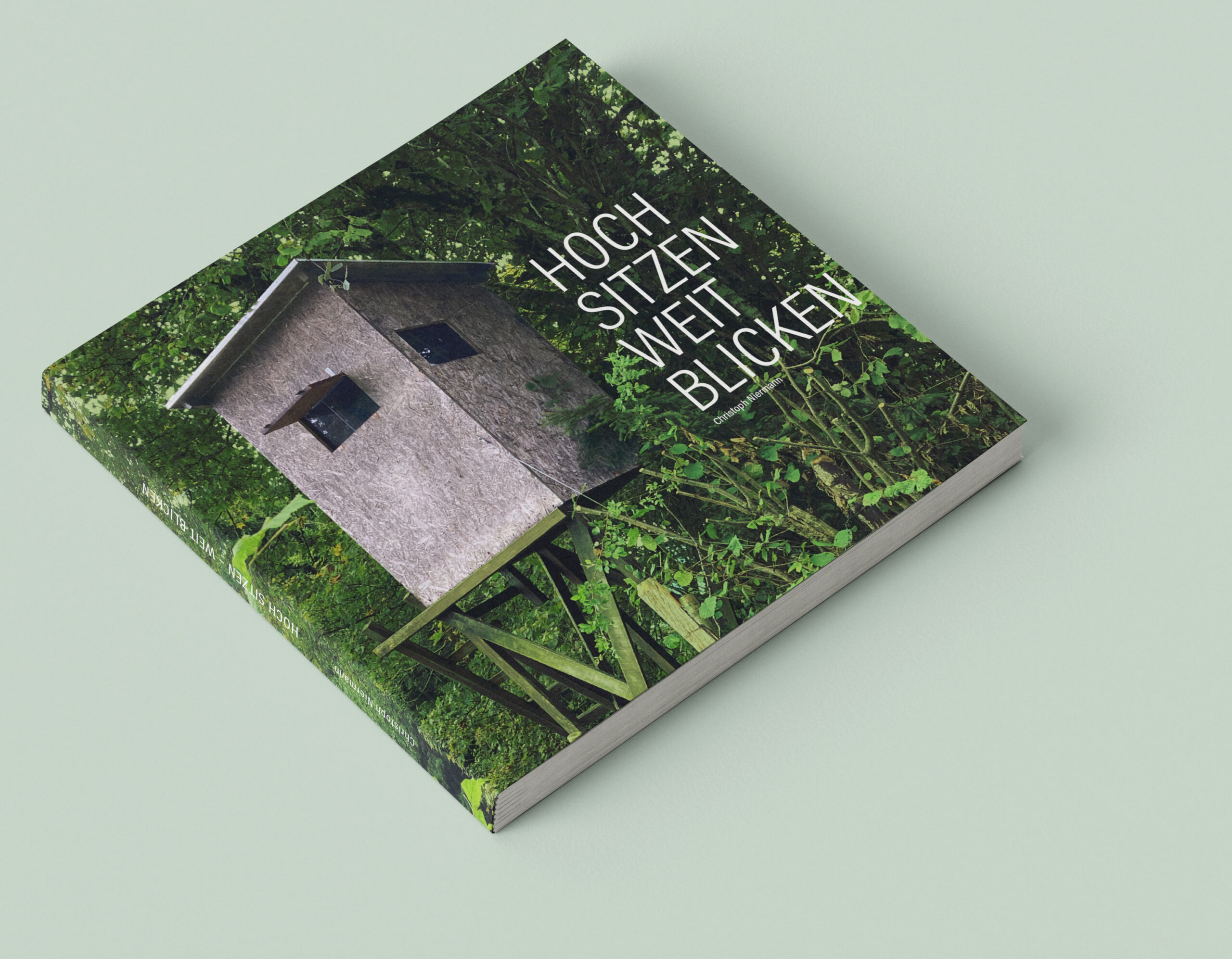 3D-Ansicht Hochsitz-Buch Titel